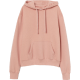 Базовая толстовка с капюшоном розового цвета