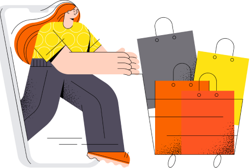 Покупайте вещи через мобильное приложение 