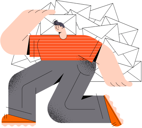 Парень приносит письма